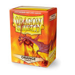 Dragon Shield: Standard Sleeves Matte - Orange (100)