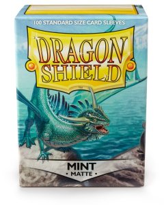 Dragon Shield: Standard Sleeves Matte - Mint (100)