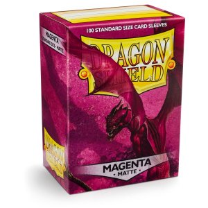 Dragon Shield: Standard Sleeves Matte - Magenta (100)
