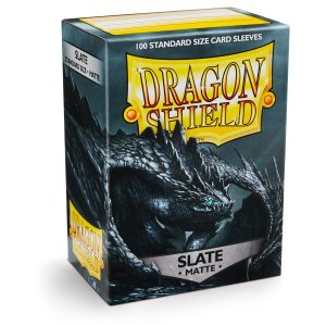 Dragon Shield: Standard Sleeves Matte - Slate (100)